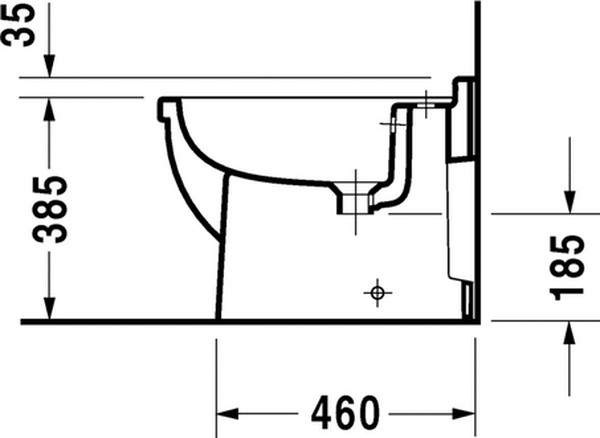 Биде напольное Duravit 3 2230100000