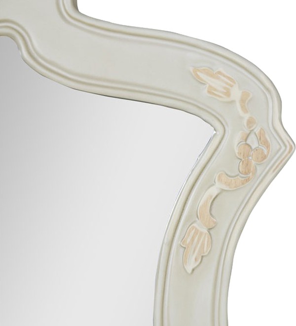 Зеркало Demax Флоренция белый перламутр