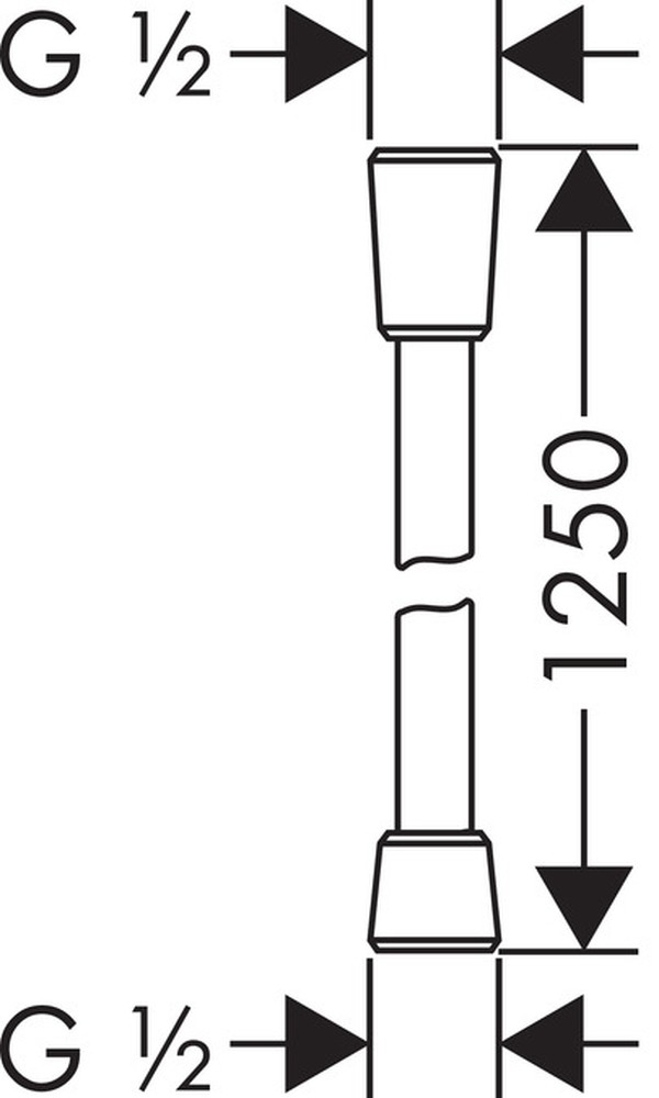 Душевой шланг Hansgrohe Isiflex 28272000