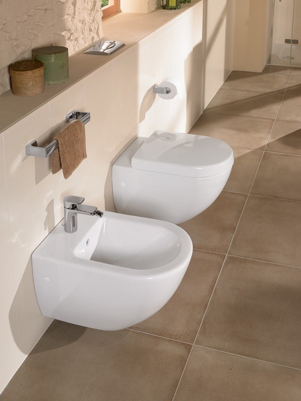 Унитаз подвесной Villeroy & Boch Subway Plus 660010R1 и 9M66S101 alpin