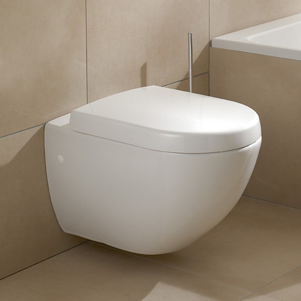 Унитаз подвесной Villeroy & Boch Subway Plus 660010R1 и 9M66S101 alpin