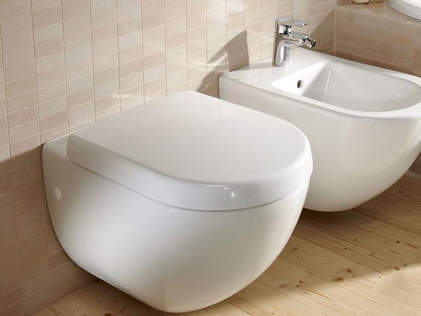 Унитаз подвесной Villeroy & Boch Subway Plus 660010R1 и 9M66S101 alpin