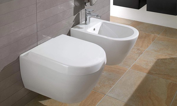 Унитаз подвесной Villeroy & Boch Subway Plus 660010R1 и 9M66S101 alpin