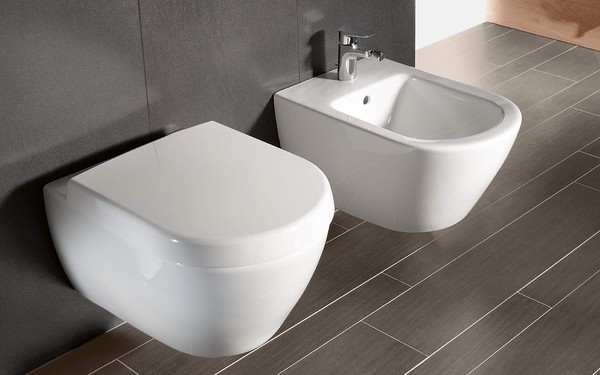 Унитаз подвесной Villeroy & Boch Subway Plus 660010R1 и 9M66S101 alpin