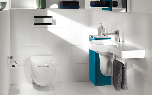 Унитаз подвесной Villeroy & Boch Subway Plus 660010R1 и 9M66S101 alpin