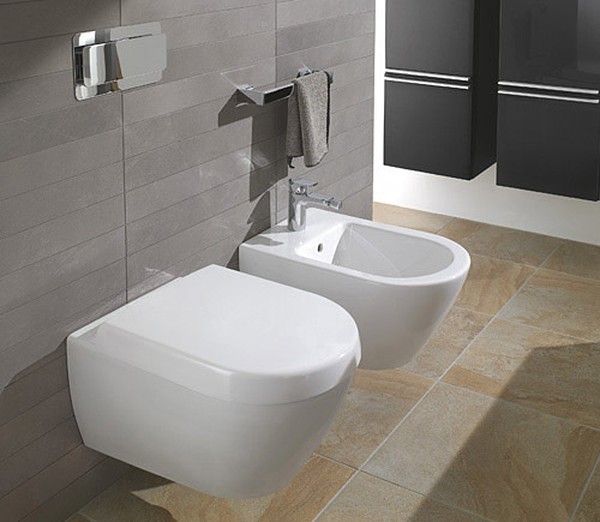 Унитаз подвесной Villeroy & Boch Subway Plus 660010R1 и 9M66S101 alpin