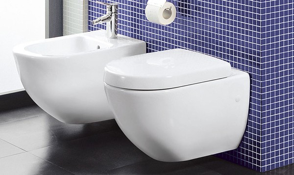 Унитаз подвесной Villeroy & Boch Subway Plus 660010R1 и 9M66S101 alpin