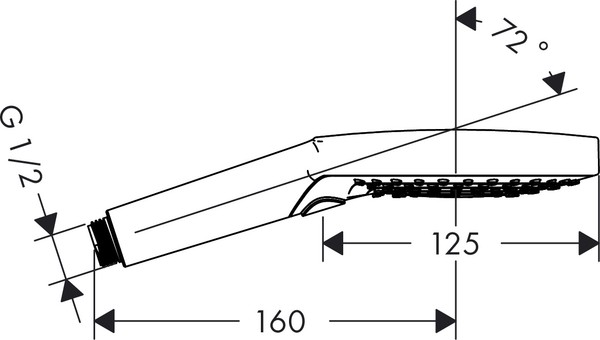 Душевая лейка Hansgrohe Raindance Select S 120 3jet 26530400