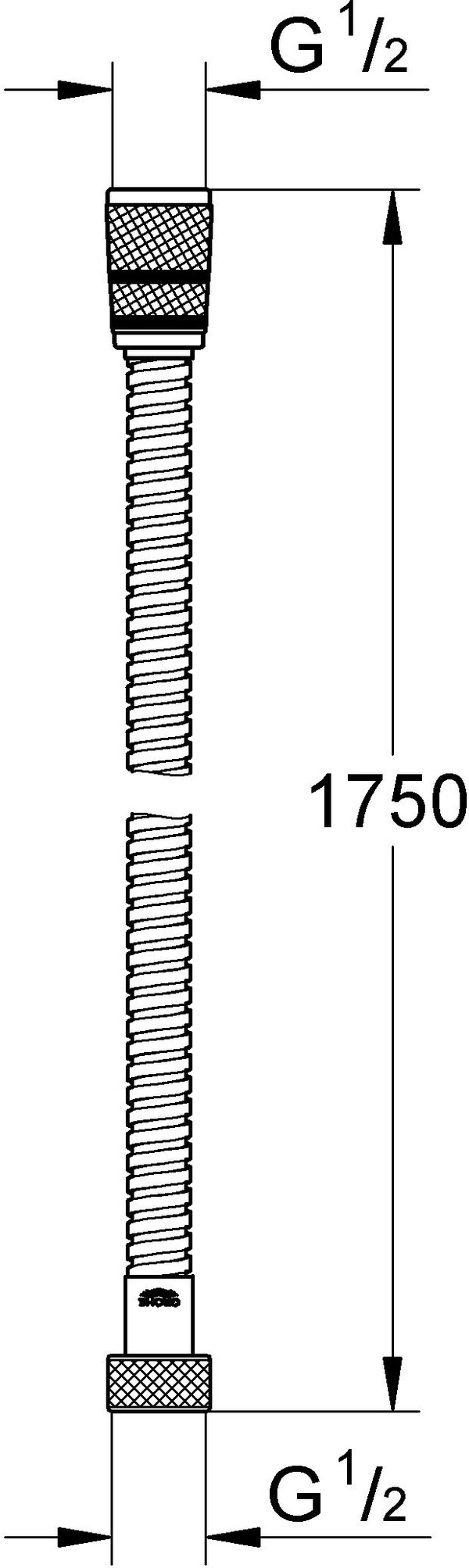 Душевой шланг Grohe Rotaflex 28025000