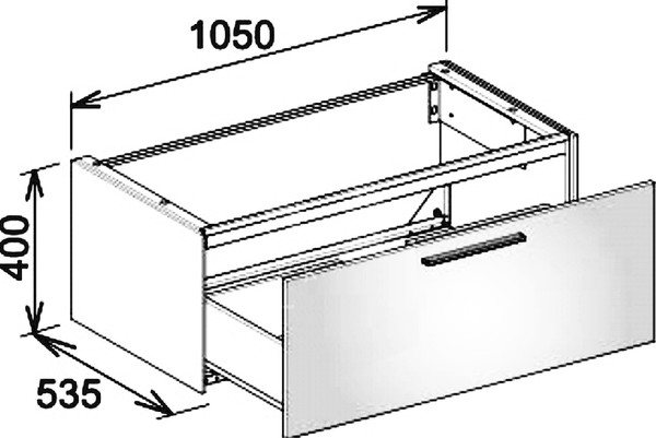 Мебель для ванной Keuco Royal 60 кашемир 105 см