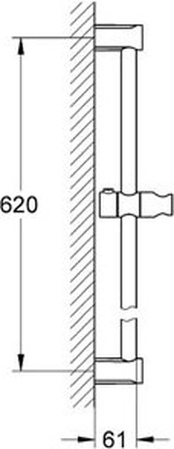 Душевая штанга Grohe Tempesta New Cosmopolitan 27521000