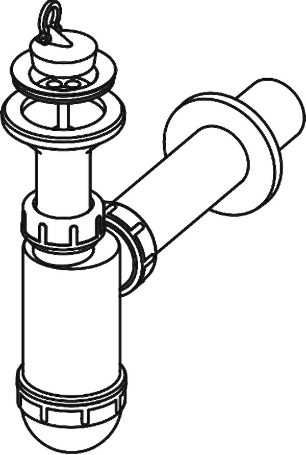 Сифон для раковины AlcaPlast A41