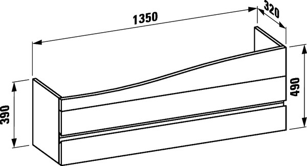 Тумба с раковиной Laufen Alessi one 4.2436.0.097.631.1