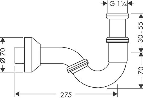 Сифон для биде Hansgrohe 55237000