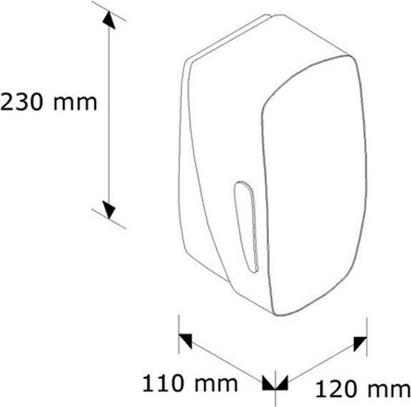 Диспенсер для мыла Merida Mercury DMC101