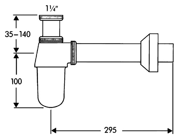 Сифон для раковины Hansgrohe 52010000