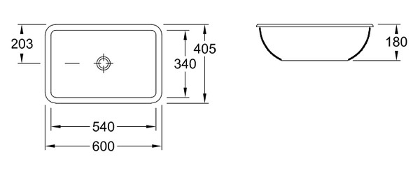 Раковина Villeroy & Boch Loop & friends 6163 00 01 alpin