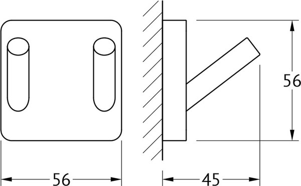 Крючок Ellux Avantgarde AVA 001