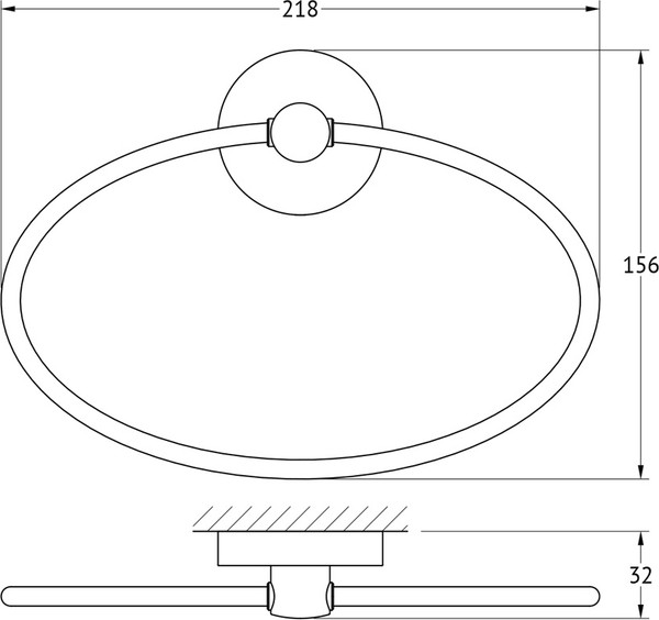 Полотенцедержатель Ellux Elegance ELE 015