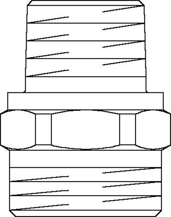 Ниппель Oventrop Cofit S R1/2"xG3/4" бронза