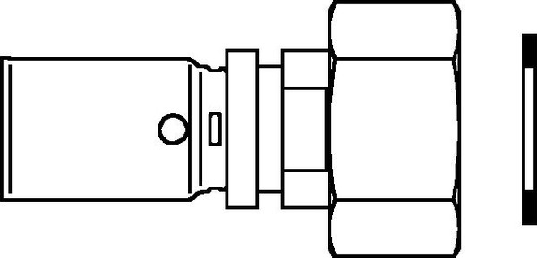 Переходник Oventrop Cofit P 32хG1 1/4" с накидной гайкой