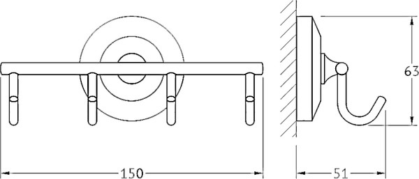 Крючок FBS Standard STA 004