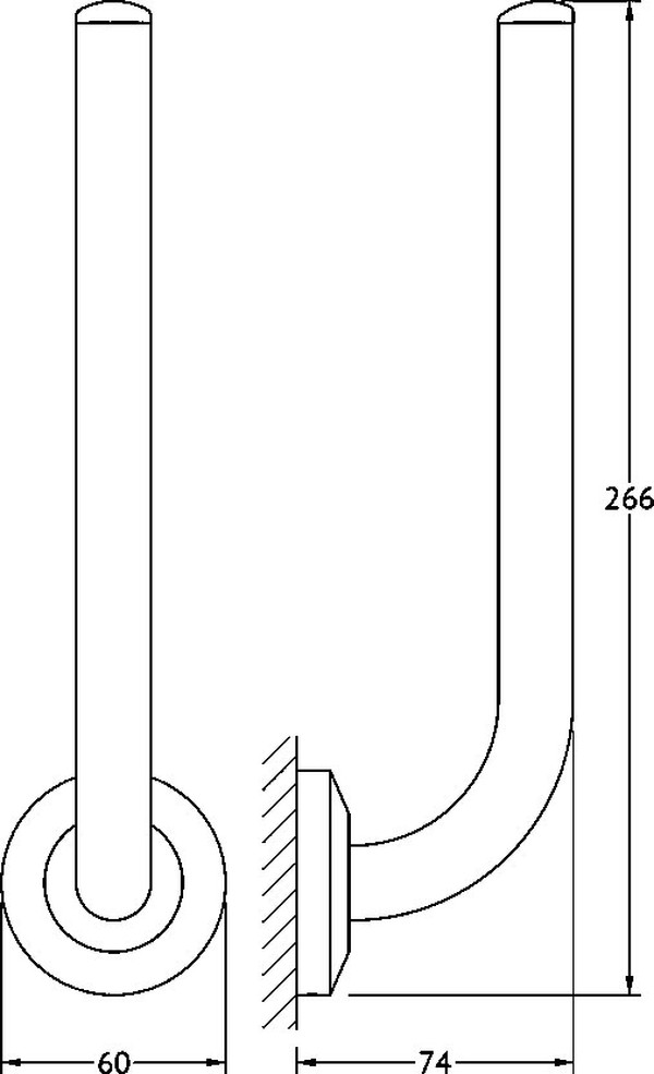 Держатель для запасных рулонов FBS Standard STA 021