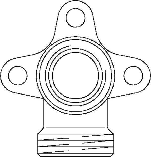 Водорозетка Oventrop Cofit S G3/4"xRp1/2"