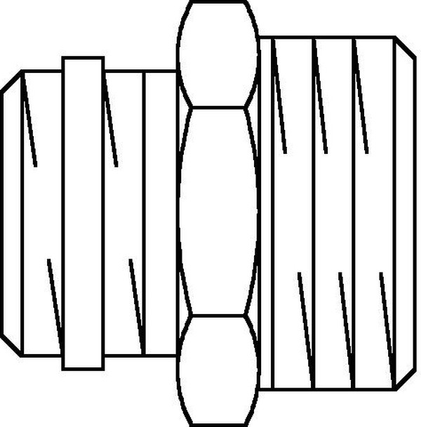 Ниппель Oventrop 1/2"x3/4" никелированный