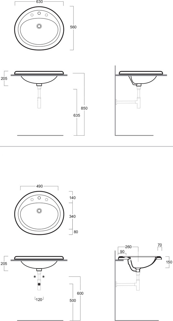 Раковина Simas S51 63 см