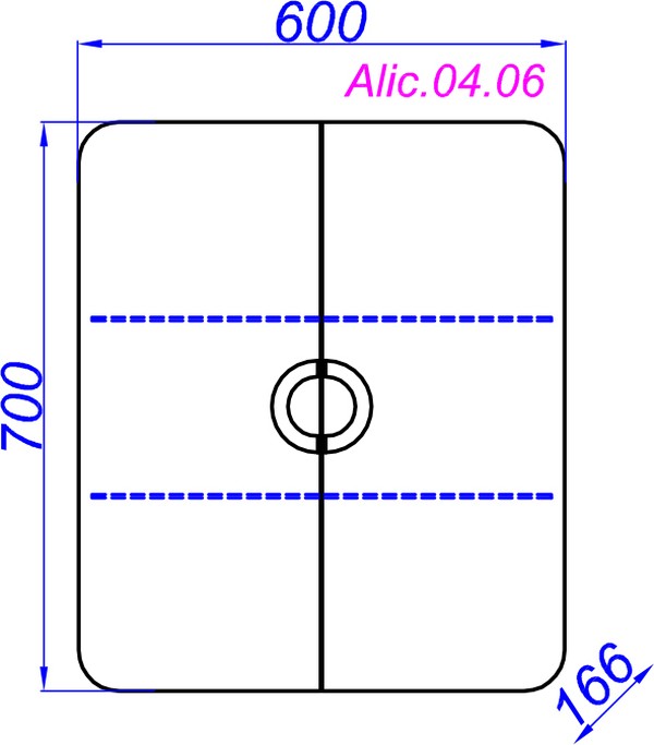 Шкаф Aqwella Аликанте 60 седой дуб Alic.04.06/Gray