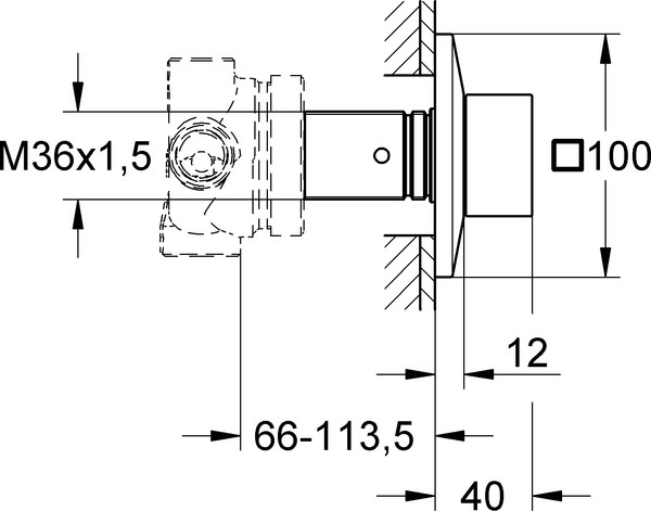 Переключатель потоков Grohe Allure Brilliant 19798000 на три потребителя