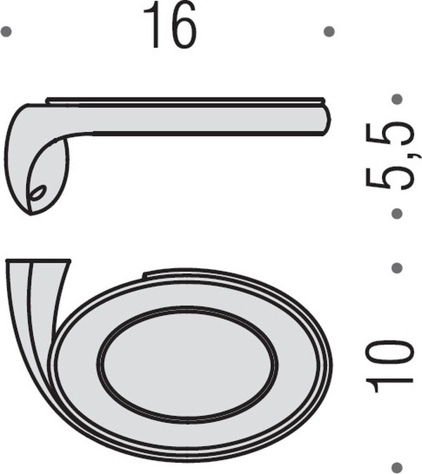 Мыльница Colombo Design Link В2401 DX.000 правосторонняя