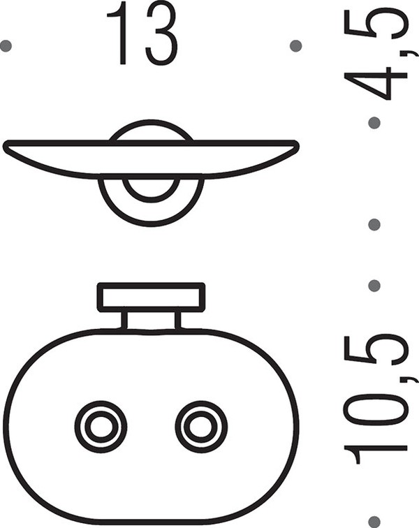 Мыльница Colombo Design Basic B2781