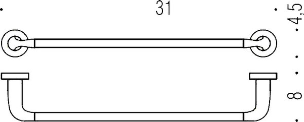 Полотенцедержатель Colombo Design Basic B2709