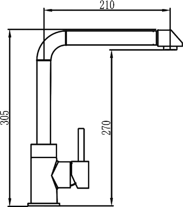 Смеситель Seaman Eco Glasgow SSN-3028 для кухонной мойки