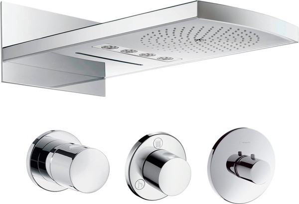 Верхний душ Hansgrohe Raindance Rainfall 240 AIR 3jet 28411000