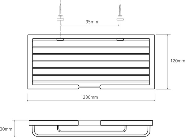 Полка Bemeta Cytro 104308072