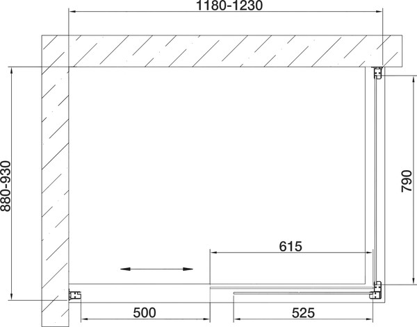 Душевой уголок Vegas Glass ZP+ZPV NOVO 120*90 07 01 профиль матовый хром, стекло прозрачное