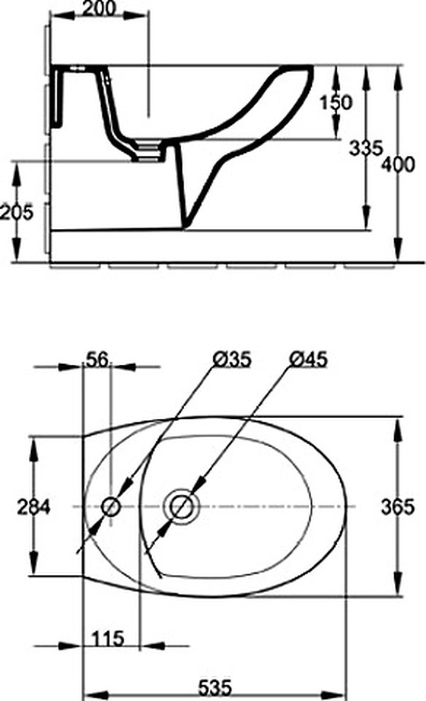 Комплект Биде подвесное Jacob Delafon Patio E4189 + Инсталляция VitrA 780-5820 + Смеситель Jacob Delafon July E16028-4-CP + Сифон Geberit 151.108.11.1