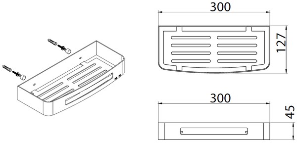 Полка Fixsen Hotel FX-31003B