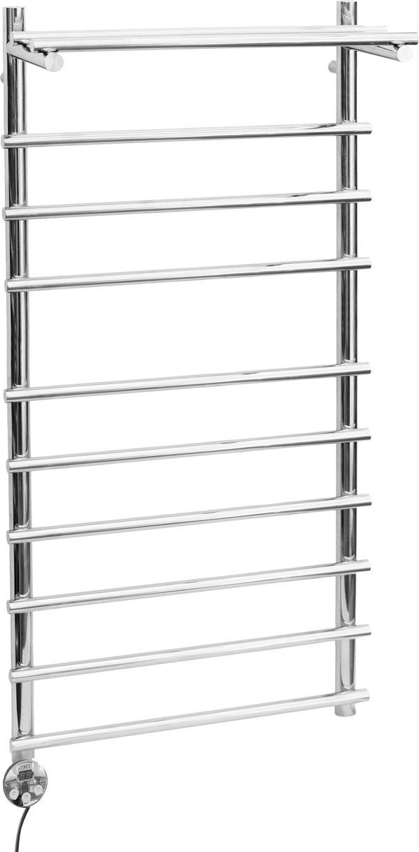 Полотенцесушитель электрический Terminus Ватра П10 Е L с полкой