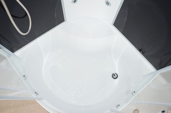 Душевая кабина Royal Bath RB 100BK3-BT-CH 100x100x217 (черное/прозрачное)