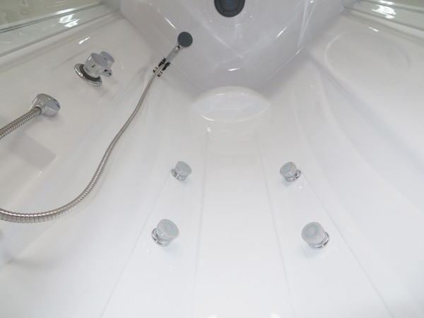 Душевая кабина Royal Bath RB 90BK2-T-CH 90*90*217 (прозрачное)