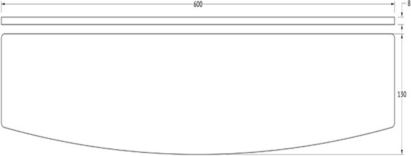 Полка Ellux Elegance ELE 033-C04 60 см