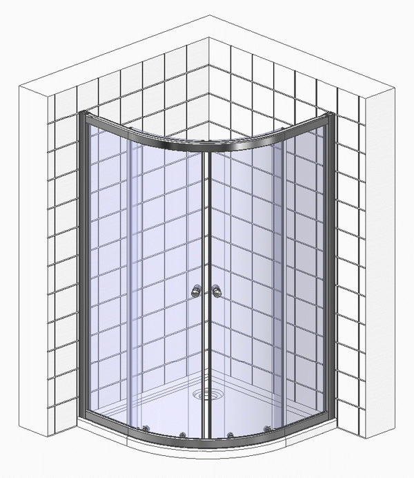 Душевой уголок Royal Bath RB 90HK-C 90x90 с поддоном