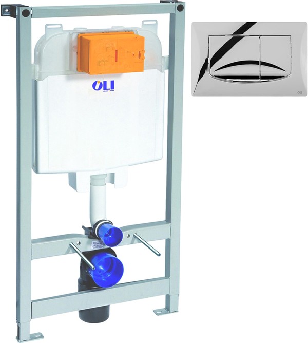 Система инсталляции для унитазов OLI Oli 74 с кнопкой смыва River Dual 09262 OLM