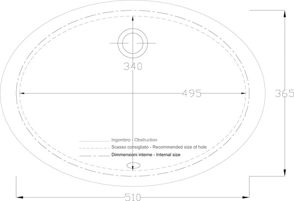 Раковина ArtCeram Diana DIL001