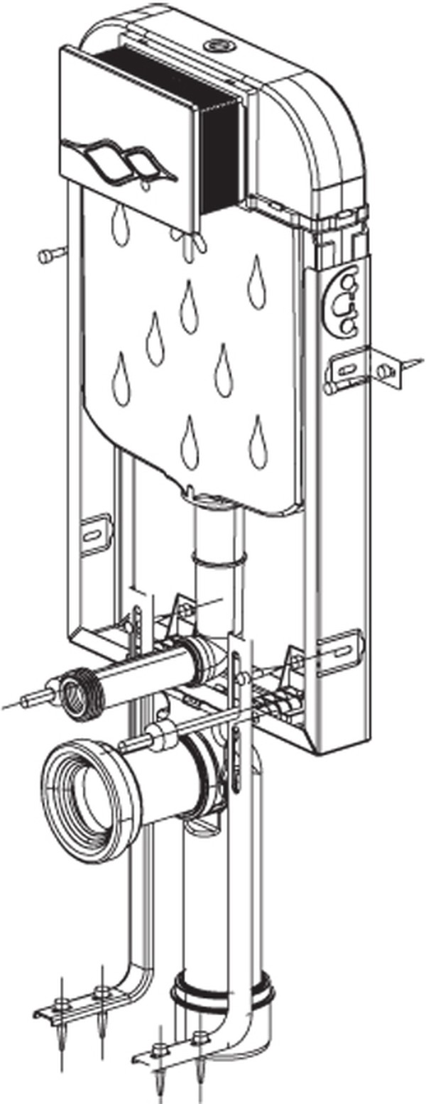 Система инсталляции для унитазов Creavit GR5001.01