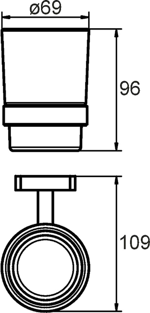 Стакан Milardo Volga VOLSMG0M45